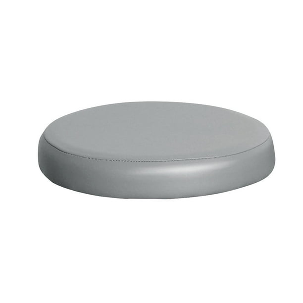 Funda para taburete, funda para taburete, redonda, a prueba de polvo, funda para cojín de asiento redondo, silla Gris