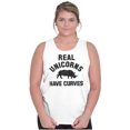 thumbnail image 5 of Real Unicorns Have Curves Rhinoceros Tank Top Tee Shirt Women Brisco Brands L, 5 of 6