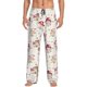thumbnail image 1 of Fotbe Floral Mushroom Pantalones de Pijama para Hombre, Pantalones de Dormir, Pantalones de Casa con Cintura Ajustable y Bolsillos-X-Large, 1 of 6