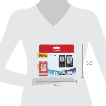Canon - PG-240XL/CL-241XL 2-Pack High-Yield Ink Cartridges + Photo Paper - Black/multicolor