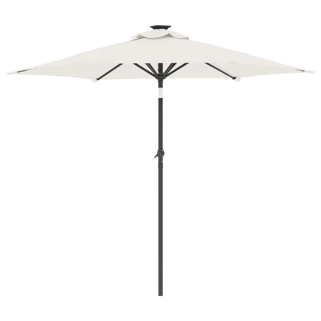 vidaXL Garden Parasol with Steel Pole Umbrella Sunshade Outdoor Patio Beach