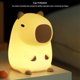 thumbnail image 5 of Bsvklp Nocturna Carpincho Lindas Luces LED Silicona Recargables (inglés No Naranja), 5 of 9