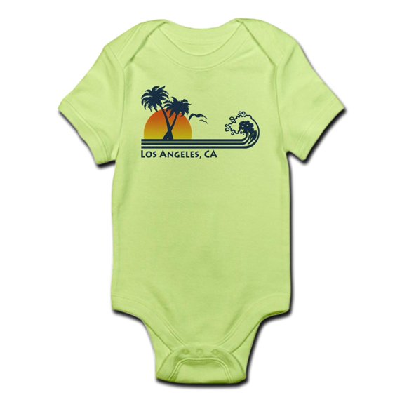 CafePress - Los Angeles, CA Infant Bodysuit - Baby Light Bodysuit