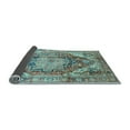 thumbnail image 2 of Ahgly Company Indoor Rectangle Persian Light Blue Traditional Area Rugs, 6' x 9', 2 of 4
