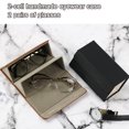 thumbnail image 3 of 2 Slots Travel Sunglasses Case Portable Glasses organizer For Storage & Display，EyeGlass Holder Storage Travel Case, 3 of 5