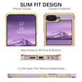 thumbnail image 2 of Funda BENTOBEN para Samsung Galaxy Z Flip 6 5G TPU, color morado, 2 of 8
