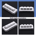 thumbnail image 3 of MK424U 4-Key Mini Customized Keyboard with Mechanical Blue Switch USB Connection for Office Game Multimedia White,1 x Mini keyboard,White, 3 of 8