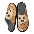thumbnail image 2 of IAUYY Memory Foam House Slippers Suitable for Both Men and Women. Comfortable, Anti-Slip Plush Flat-Bottomed Slippers The Best Holiday Gift Golden Retriever, 2 of 9