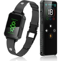 Dog Shock Collar - Dog Training Collar with Remote 2000FT, Rechargeable Smart Anti Barking Collar, IP67 Waterproof E-Collar with 8 Adjustable Sensitivity for All Breeds