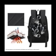 thumbnail image 3 of Multi-Functional Camera Backpack, Waterproof Outdoor Camera Bag for Hiking Travel Sprots-Red,1 x camera bag,Black Red, 3 of 6