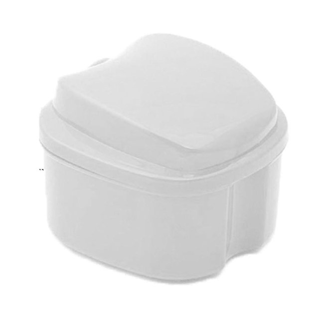 Estuche para dentaduras postizas, Estuche para baño de dentaduras postizas Retenedor de ortodoncia dental kaili Sencillez