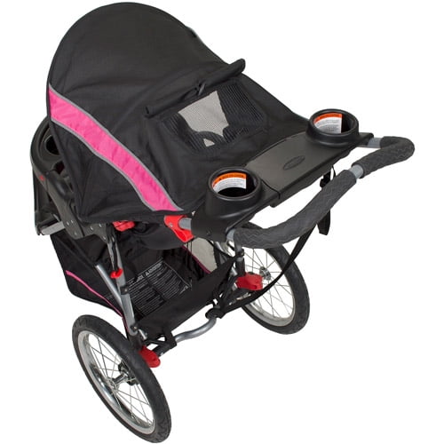 Convenient Baby Trend Expedition Jogger Stroller Bubble Gum Fully Adjustable NEW 
