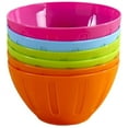 thumbnail image 1 of 12 Colored Mixing Bowl Plastic Bowls for Party Food Salad, 1 of 2