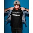 thumbnail image 2 of "In Memory Of When I Cared" Funny Quote Men Black T-Shirt, Male Large, 2 of 4