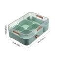 thumbnail image 3 of CSEONE Black and Friday Deals 2024 Detachable Rotating Fruit Box, Double Compartment Drawer Organizer, Dry Fruit Plates, Food Grade Storage for Fruits, Vegetables, and Snacks, 3 of 6