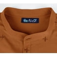 thumbnail image 7 of Atasi Embroidery Kurta for Menâ€™s Mandarin Collar Long Sleeve Ethnic Long Wear, 7 of 7
