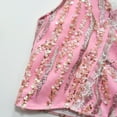 thumbnail image 6 of Girls Glinda Costume with Accessories Pink Good Witch Cosplay Outfits, Size for 4-5Y, 6 of 8