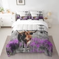 thumbnail image 2 of YST Longhorn Bull Comforter Set, Garden Windmill, 7-Piece, Western Animals, Queen, 2 of 5