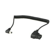 Lanxri D-Tap To DC 2.1mm Barrel Coiled Cable For Atomos Monitor