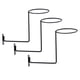 thumbnail image 1 of 3 Piezas Portátil Soporte Gancho para Casco Percha de material acero para Auriculares Accesorios de Motocicleta 4 piezas shamjiam Soporte para bastidor con pantalla para sombrero, 1 of 8