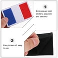 thumbnail image 6 of 4 Pcs National Flag Stickers Embroidery Patch Embroidered Applique Adhesive Cloth Patches Banner, 6 of 6