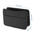 thumbnail image 4 of Unique Bargains Car Trash Can Portable and Fold Car Door Faux Leather Trash Bin Black 1 Pcs, 4 of 6