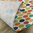 thumbnail image 5 of Ambesonne Vintage Place Mats Set of 4, Hipster Polka Dots Tile, Standard Size, Multicolor, 5 of 6