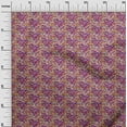 thumbnail image 3 of oneOone Silk Tabby Purple Fabric Animal Skin Fabric For Sewing Printed Craft Fabric By The Yard 42 Inch Wide, 3 of 5