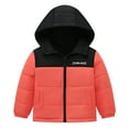 thumbnail image 2 of Kids Winter Coat,Little Boys Girls Puffer Coat Hooded Jackets with Pockets Zipper Up Down Coats for Baby Boys Baby Winter Jacket Warm Thick Clothes, 2 of 4