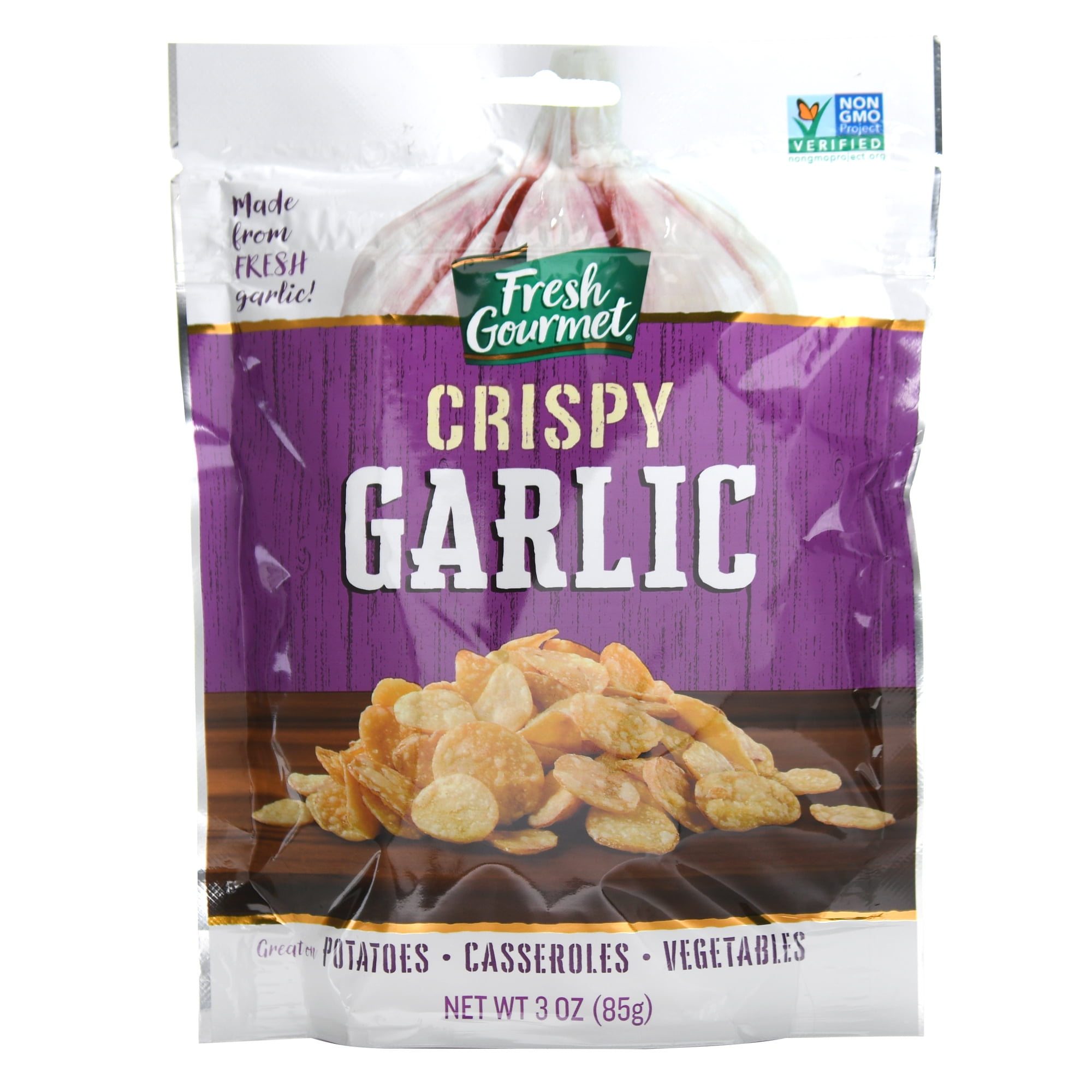Fresh Gourmet Crispy Roasted Garlic Salad Toppings  3 oz