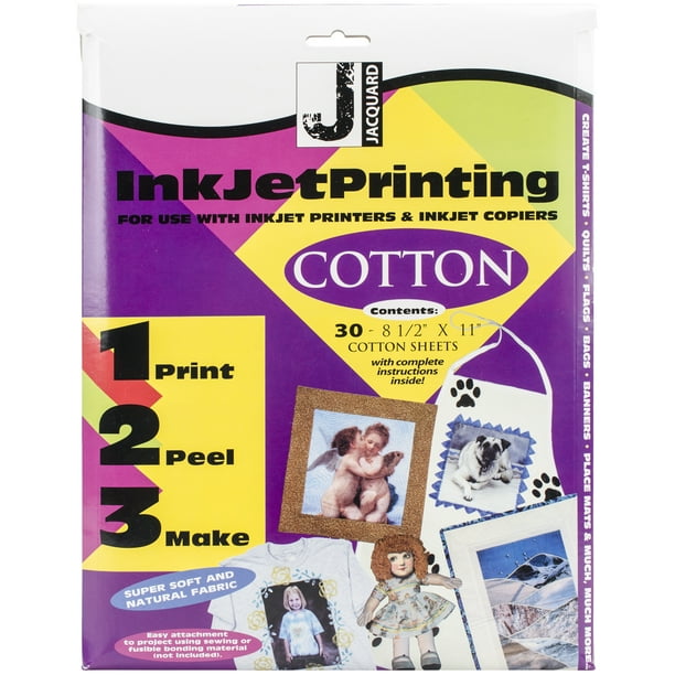 Printed Treasures Ink Jet Fabric Sheets 8.5" X 11" 30/Pkg 100 Cotton