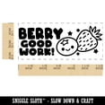 thumbnail image 2 of Berry Good Work Berries Teacher Student School Self-Inking Rubber Stamp Ink Stamper - Fuchsia Ink - Small 1-1/2 Inch, 2 of 7