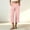 Pink, variant on Sevevn Women's High Waist Linen-Look Wide Leg Cropped Pants Button & Zip Fly Casual Capri Trousers with Pockets Beige M