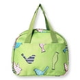 thumbnail image 2 of Fashion Print Insulated Water Resistant Round Small Lunch Cooler Green Bird, 2 of 4