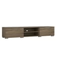 thumbnail image 6 of Tvilum Match 2 Drawer TV Stand with 2 Shelves, Truffle, 6 of 11