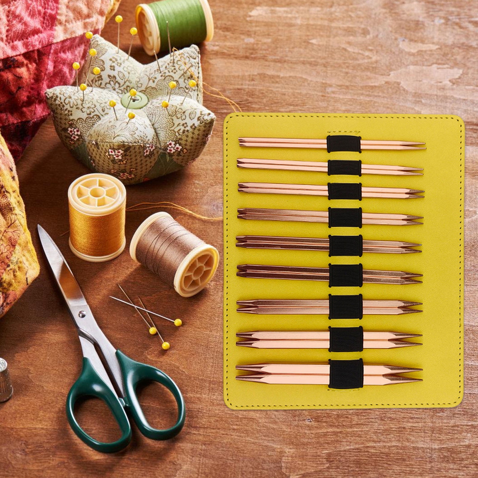 3.5mm-8.0mm Interchangeable Circular Knitting Needle Set with Case and Accessories Crochet Hook for Woman