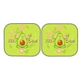 thumbnail image 7 of Naloa Avocado Keep Calm 2 Piece Foldable Car Sun Shades, Car Windshield Sunshade, Front Window Sunshade for Car, Truck, SUV - Medium, 7 of 7