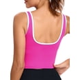 thumbnail image 2 of RUNNING GIRL Women's Yoga Tank Top with Built-in Bra, Sleeveless Athletic Workout Tank, Racerback Crop Sports Top for Yoga, Gym, Running, 2 of 5