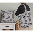 thumbnail image 5 of Soimoi Gray Heavy Canvas Fabric Dream Chaser Text Fabric Prints By Yard 58 Inch Wide, 5 of 5
