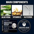 thumbnail image 3 of Savon à Raser pour Hommes, Raser la Barbe Mousse Faciale pour Hommes Riche Lisse Doux, 3 of 5