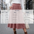 thumbnail image 6 of yillto Womens Corduroy Skirts Pleated High Waist Flowy Loose Fall Winter Long Skirt with Pockets S-XXXL, 6 of 7