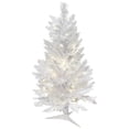 thumbnail image 1 of Vickerman Spruce Sparkle White Christmas Tree with 100-Pure White Italian LED, 3.5-Feet, 1 of 2