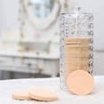 thumbnail image 2 of 1 Uds Soporte de Almohadilla de Cosmético, Almohadillas Desmaquillantes, Orgaza de Exhibición de Almacenamiento de Acrílico Transparent Sunnimix Estuche de almacenamiento para pinceles de maquillaje, 2 of 8