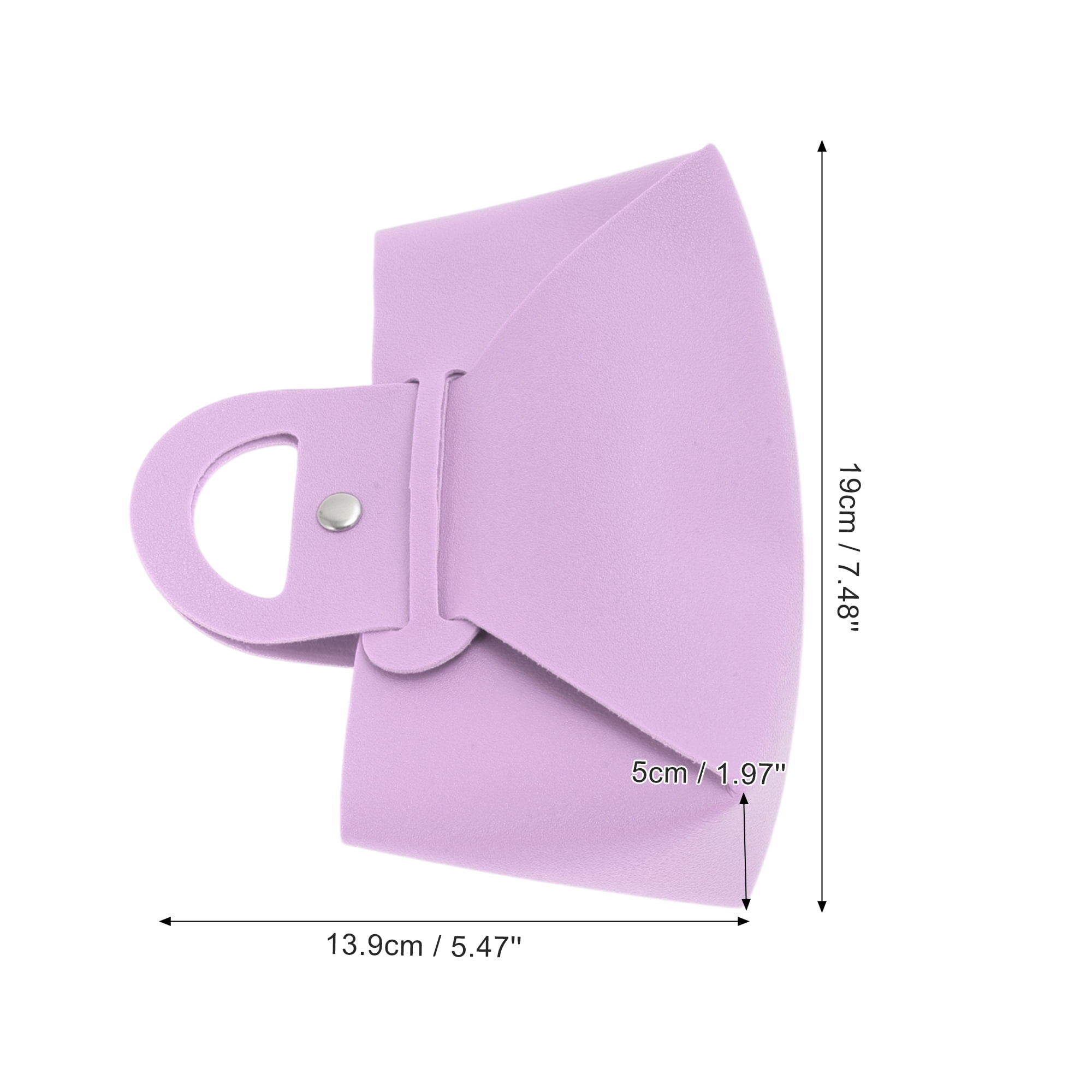 Unique Bargains Handheld Eyeglasses Bag Portable Eyeglasses Storage 1 Pc Purple