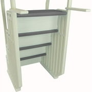 Confer Plastics Swimming Pool Steps Deck Mount Bracket, White