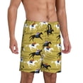 thumbnail image 2 of Fotbe Horsemen In Horseraces Pantalones Cortos de Pijama para Hombre, Ropa de Dormir, Pantalones de Pijama Cortos para Hombre-4X-Large, 2 of 6