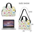 thumbnail image 3 of FORMRS 16" Laptop Sleeve Bag Carrying Case with Handle Travel Shoulder Briefcase, Colorful Easter Eggs, 3 of 8