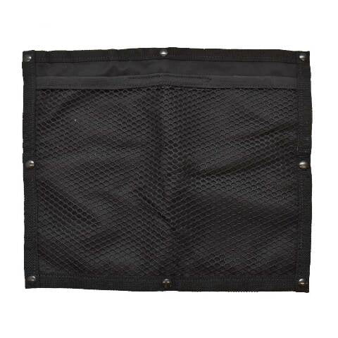Mako Boat Console Curtain 186962 | 195 w/ Mesh Storage Pocket Black