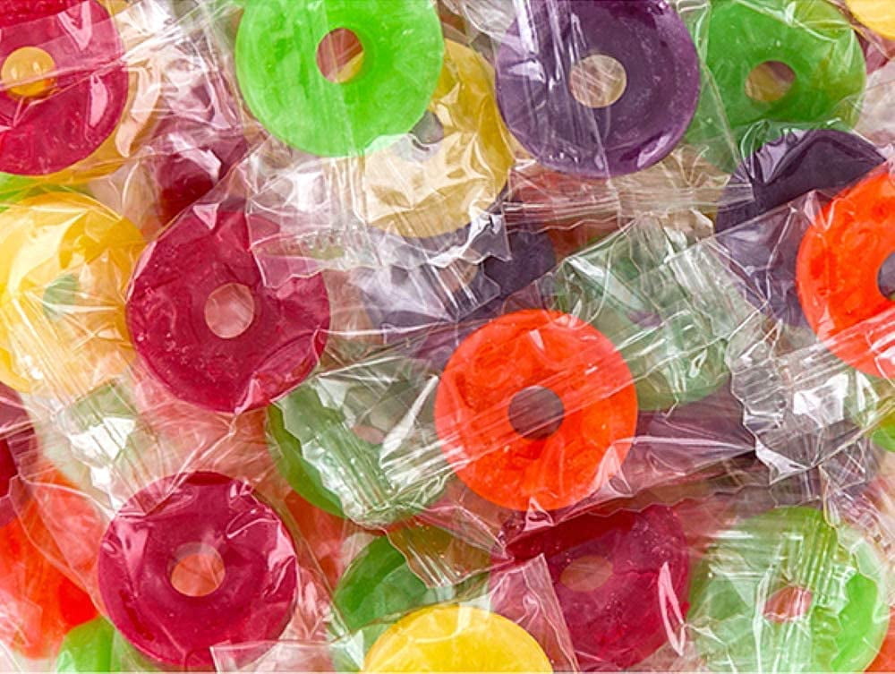 Life Savers Hard Candy 5 Flavors - 3 lbs of Candy - Individually Wrapped - Cherry, Watermelon, Orange, Pineapple, and Raspberry - Perfect for Stocking the Pantry