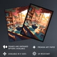 thumbnail image 3 of Sunshine Coming Through Window during Tea Ceremony Bright Painting Japanese Hospitality Ornate Ceramic Pots Bonsai Tree Traditional Decoration Extra Large XL Wall Art Poster Print, 3 of 3